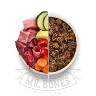 Mr. Bones - Dry BARF Iberian Pork - karma dla psa suszona powietrzem - wieprzowina iberyjska - 450g