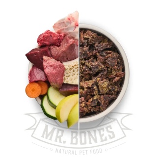 Mr. Bones - Dry BARF Wild deer - karma dla psa suszona powietrzem - mięso jelenia - 450g