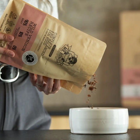 Mr. Bones - Dry BARF Wild deer - karma dla psa suszona powietrzem - mięso jelenia - 450g Mr. Bones - Dry BARF Wild deer - karma dla psa suszona powietrzem - mięso jelenia - 450g