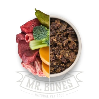 Mr. Bones - Dry Barf Wild Mouflon. - karma dla psa suszona powietrzem - mięso muflona - 450g