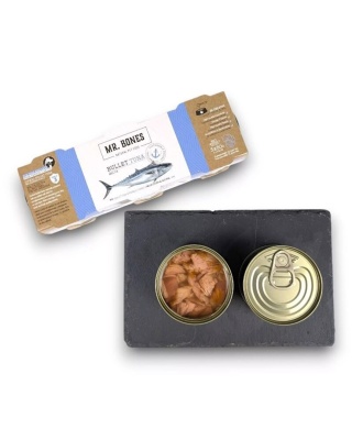 Mr. Bones – Gotowany tuńczyk w puszce dla psa i kota – 3×80 g