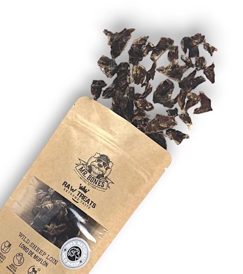 Mr. Bones – Surowe przysmaki z polędwicy muflona – 45 g Mr. Bones – Surowe przysmaki z polędwicy muflona – 45 g