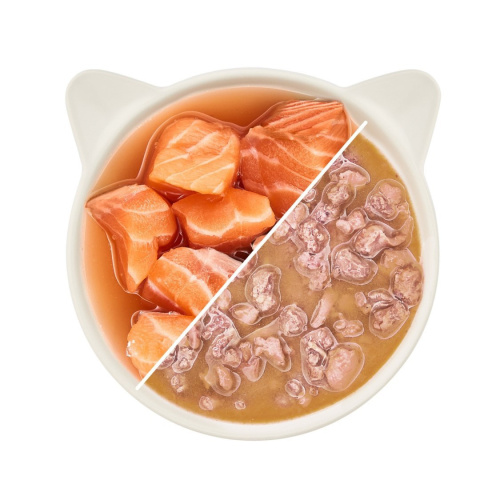 OW CAT Lachs in sauce - filety łososia w sosie - karma mokra dla kota (85g) OW CAT Lachs in sauce - filety łososia w sosie - karma mokra dla kota (85g)