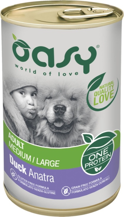 Oasy ONE PROTEIN Adult - Kaczka 400g