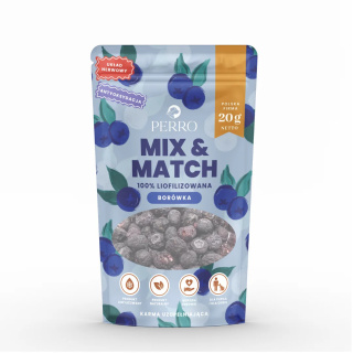 PERRO – MIX & MATCH Borówka amerykańska – Przysmaki liofilizowane dla psa 20g
