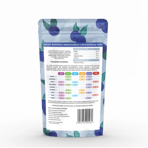 PERRO – MIX & MATCH Borówka amerykańska – Przysmaki liofilizowane dla psa 20g PERRO – MIX & MATCH Borówka amerykańska – Przysmaki liofilizowane dla psa 20g