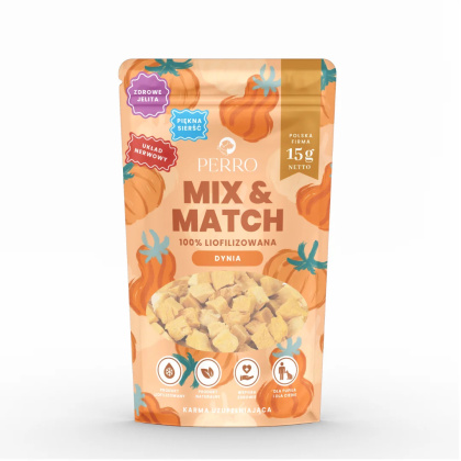 PERRO - MIX & MATCH Dynia – Przysmaki liofilizowane dla psa 15g