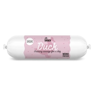 Paka Zwierzaka Kiełbaska treningowa PEPE Duck (kaczka) – 200 g