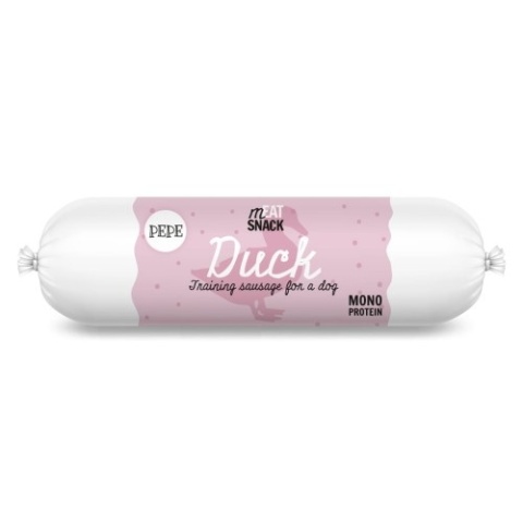 Paka Zwierzaka Kiełbaska treningowa PEPE Duck (kaczka) – 200 g