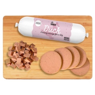 Paka Zwierzaka Kiełbaska treningowa PEPE Duck (kaczka) – 200 g
