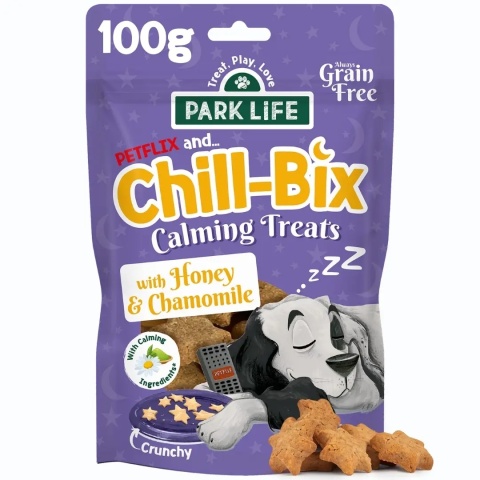 Park life Chill Bix Calming relaksujące ciasteczka dla psa - miód i rumianek - 100g