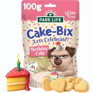 ParkLife - Cake-Bix Dog Biscuits Birthday Cake - urodzinowe ciasteczka dla psa - 100g