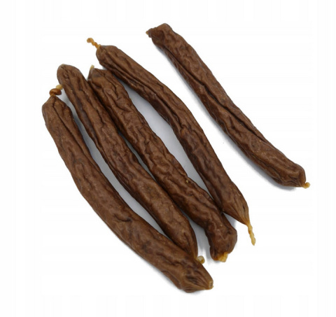 Kabanos z królika dla psa – naturalny przysmak monobiałkowy 15–17 cm – 1 szt. Kabanos z królika dla psa – naturalny przysmak monobiałkowy 15–17 cm – 1 szt.