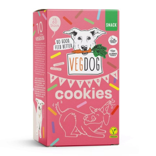 VEGDOG Birthday Cookies – ciasteczka urodzinowe dla psa – 400g