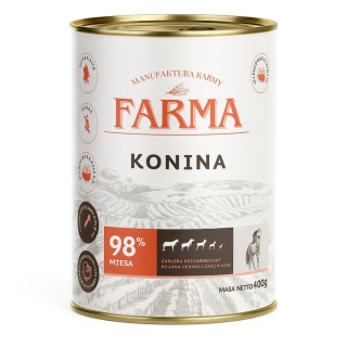 FARMA Select Konina – Karma mokra dla psa - 400g
