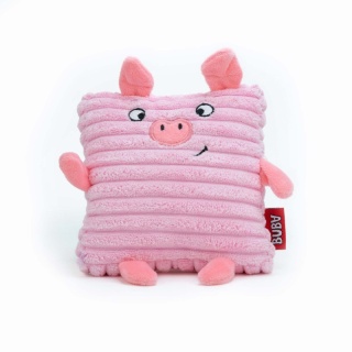 BUBA Piggy różowa świnka bez piszczałki - zabawka dla psa