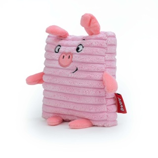 BUBA Piggy różowa świnka bez piszczałki - zabawka dla psa