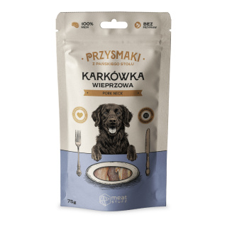 Przysmaki "Z Pańskiego Stołu" - Karkówka wieprzowa dla psa - 75 g