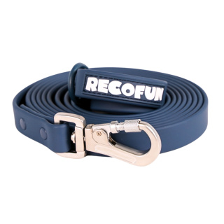 RecoFun Smycz treningowa dla psa PVC - granatowa - 5 metrów