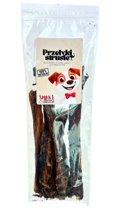 Smaki Prezesa - Przełyki Strusie - gryzak dla psa - 30cm