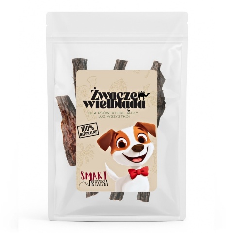 Smaki Prezesa – Żwacze wielbłąda – gryzak dla psa – 100g Smaki Prezesa – Żwacze wielbłąda – gryzak dla psa – 100g