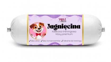 Smaki Prezesa – kiełbaska treningowa dla psa – jagnięcina 400 g