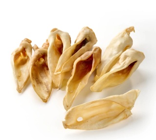 Smaki Prezesa - uszy kozie - naturalny gryzak dla psów - 100g