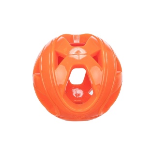 TRIXIE – Piłka dla psa z otworami (TPE, pomarańczowa, 6 cm)