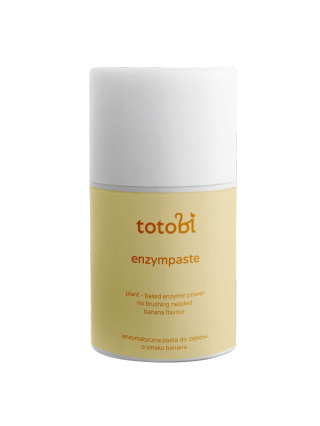 Totobi – Enzympaste Banana Nana – Enzymatyczna pasta do zębów dla psa i kota o smaku banana, 50 ml
