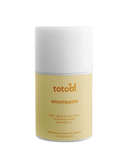 Totobi – Enzympaste Banana Nana – Enzymatyczna pasta do zębów dla psa i kota o smaku banana, 50 ml
