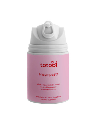 Totobi Enzympaste Kiss Berry - Enzymatyczna pasta do zębów dla psa i kota o smaku truskawkowym, 50 ml