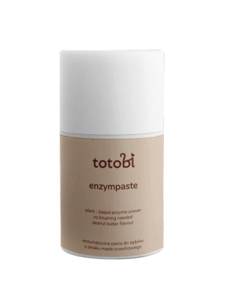 Totobi - Enzympaste Peanut Nut - Enzymatyczna pasta do zębów dla psa i kota o smaku masła orzechowego, 50 ml