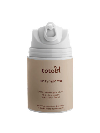 Totobi - Enzympaste Peanut Nut - Enzymatyczna pasta do zębów dla psa i kota o smaku masła orzechowego, 50 ml