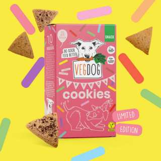 VEGDOG Birthday Cookies – ciasteczka urodzinowe dla psa – 400g