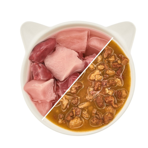WOW CAT Huhn in sauce – mokra karma dla kota z kurczakiem w sosie 85g