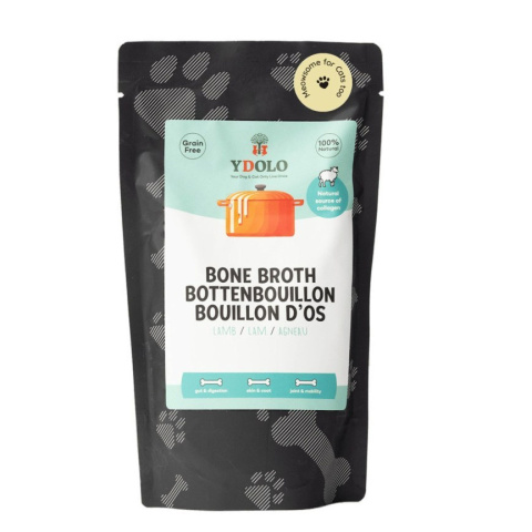 YDOLO Bone Broth Lamb – bulion kolagenowy z kości jagnięcych dla psa i kota (230 ml) YDOLO Bone Broth Lamb – bulion kolagenowy z kości jagnięcych dla psa i kota (230 ml)