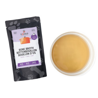 YDOLO Bone Broth Moose – bulion kolagenowy z kości dzikiego łosia dla psa i kota (230 ml)