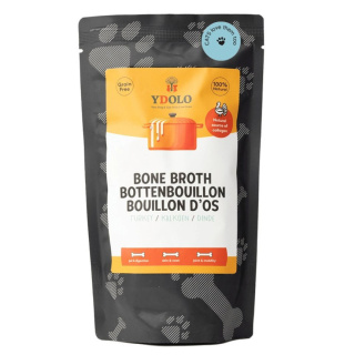 YDOLO Bone Broth Turkey – bulion kolagenowy z kości indyka dla psa i kota (230 ml)