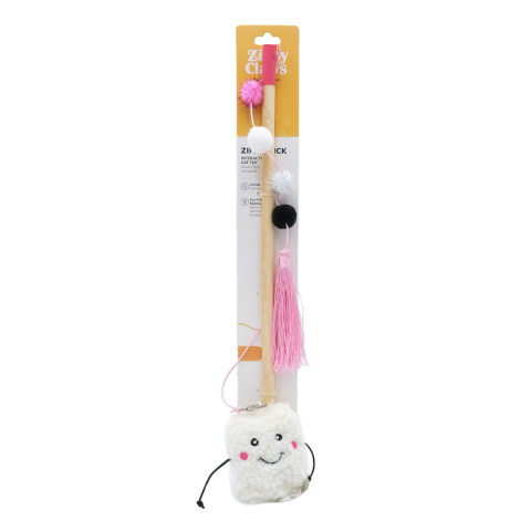 ZippyClaws – zabawka dla kota – wędka z pianką Marshmallow ZippyClaws – zabawka dla kota – wędka z pianką Marshmallow