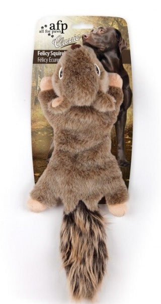 AFP - Classic Felicy Squirrel - realistyczna zabawka dla psa - futrzana wiewiórka - L