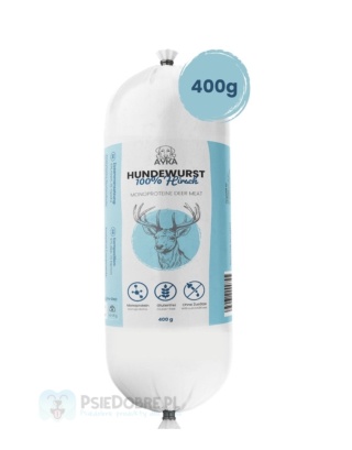 Ayka - kiełbasa treningowa dla psa - jeleń - 400g