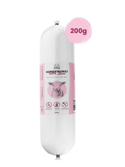 Ayka – kiełbaska treningowa dla psa - jagnięcina - 200 g