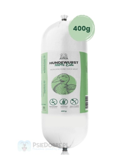 Ayka - kiełbaska treningowa dla psa - kaczka - 400g