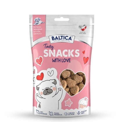 BALTICA TASTY Snacks with love - walentynkowe smaczki dla psa - Jagnięcina z gruszką 100g