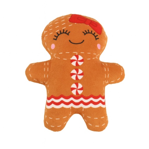 BUBA Pani Pierniczek z piszczałką – świąteczna zabawka dla psa