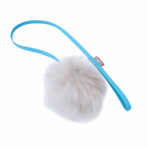 BUBA Szarpak OWCA mini z rączką naturalny szarpak dla kota lub małego psa z futra owcy