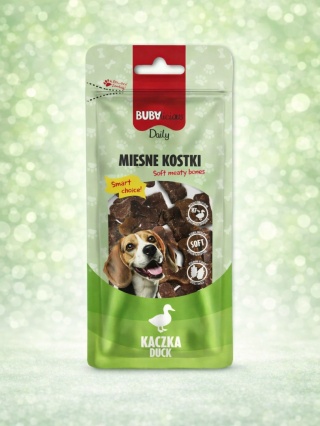 BUBAlicious Daily miękkie kostki dla psa 60g - KACZKA