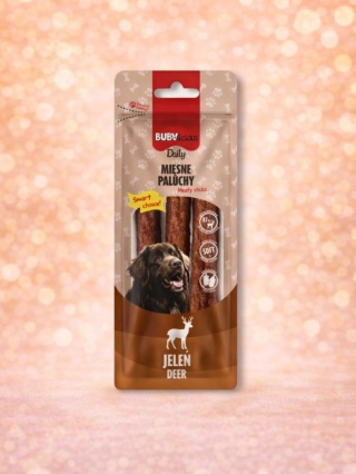 BUBAlicious Daily – miękkie paluchy dla psa JELEŃ 90g