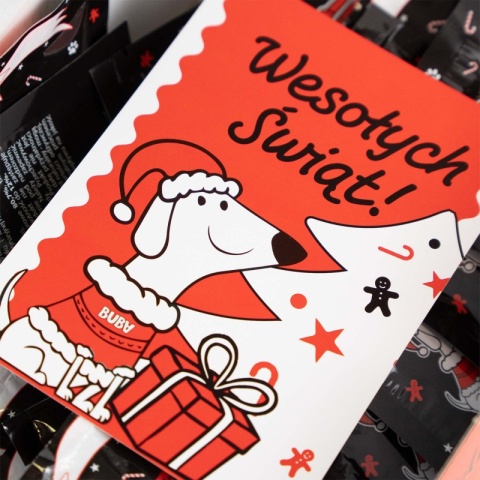 BUBAlicious More Meat PREMIUM – Kalendarz adwentowy dla psa 2024 | 22 przysmaki + gryzak + zabawka