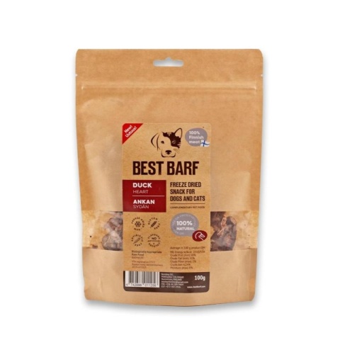 Best BARF liofilizowane serca kacze 50 g